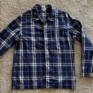Burberry mens XL pajama top
